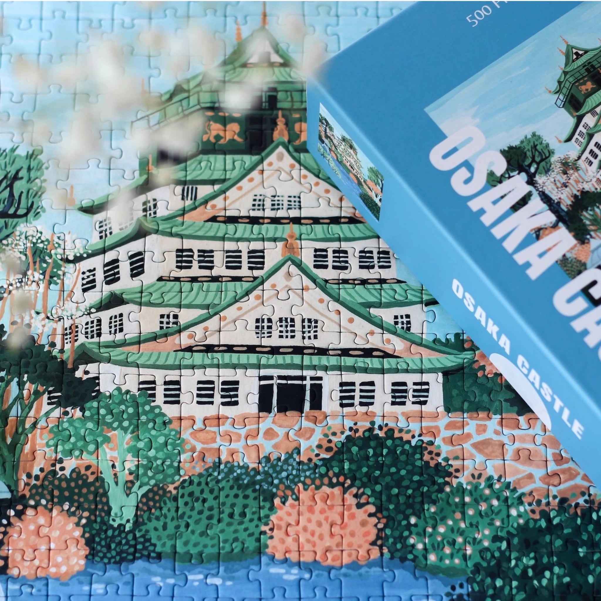 Piecely Puzzel Osaka Kasteel