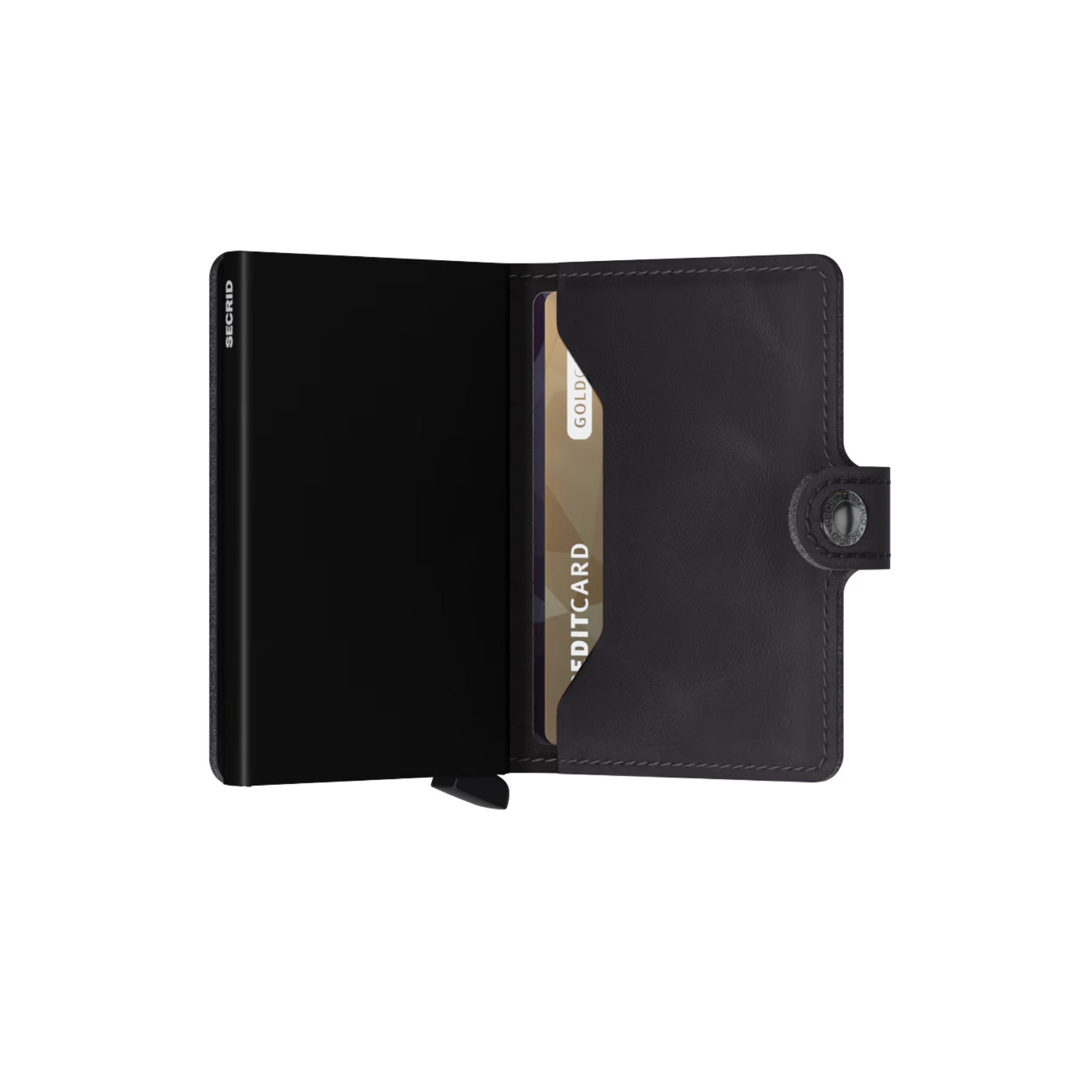 Secrid Miniwallet Vintage Zwart - Secrid