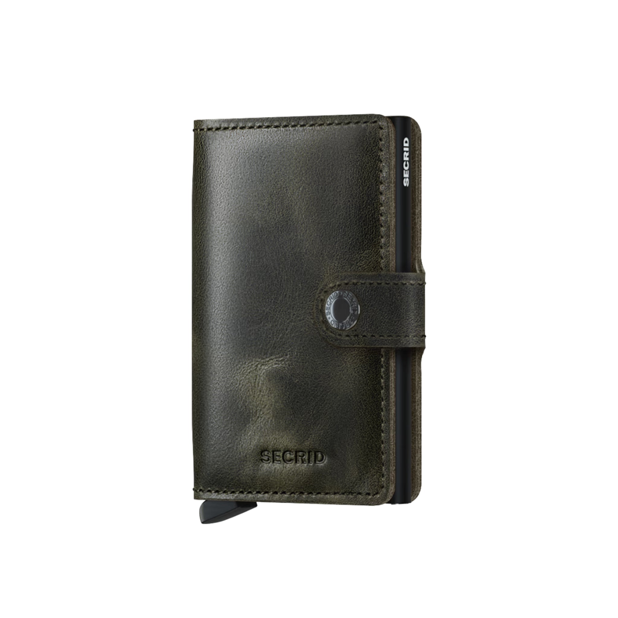 Secrid Miniwallet Vintage Olijfgroen Zwart - Secrid