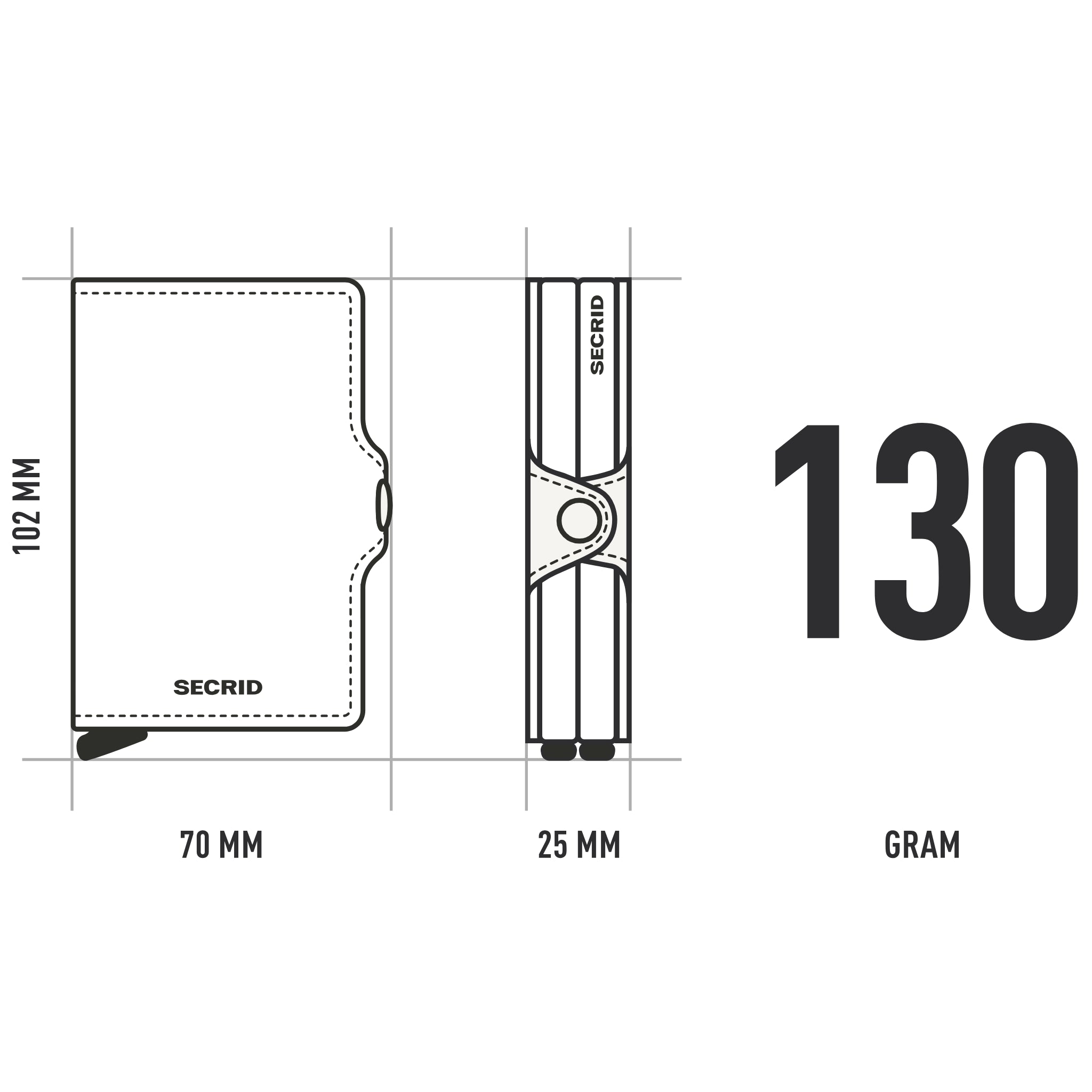 Secrid Twinwallet Vintage Zwart - Secrid