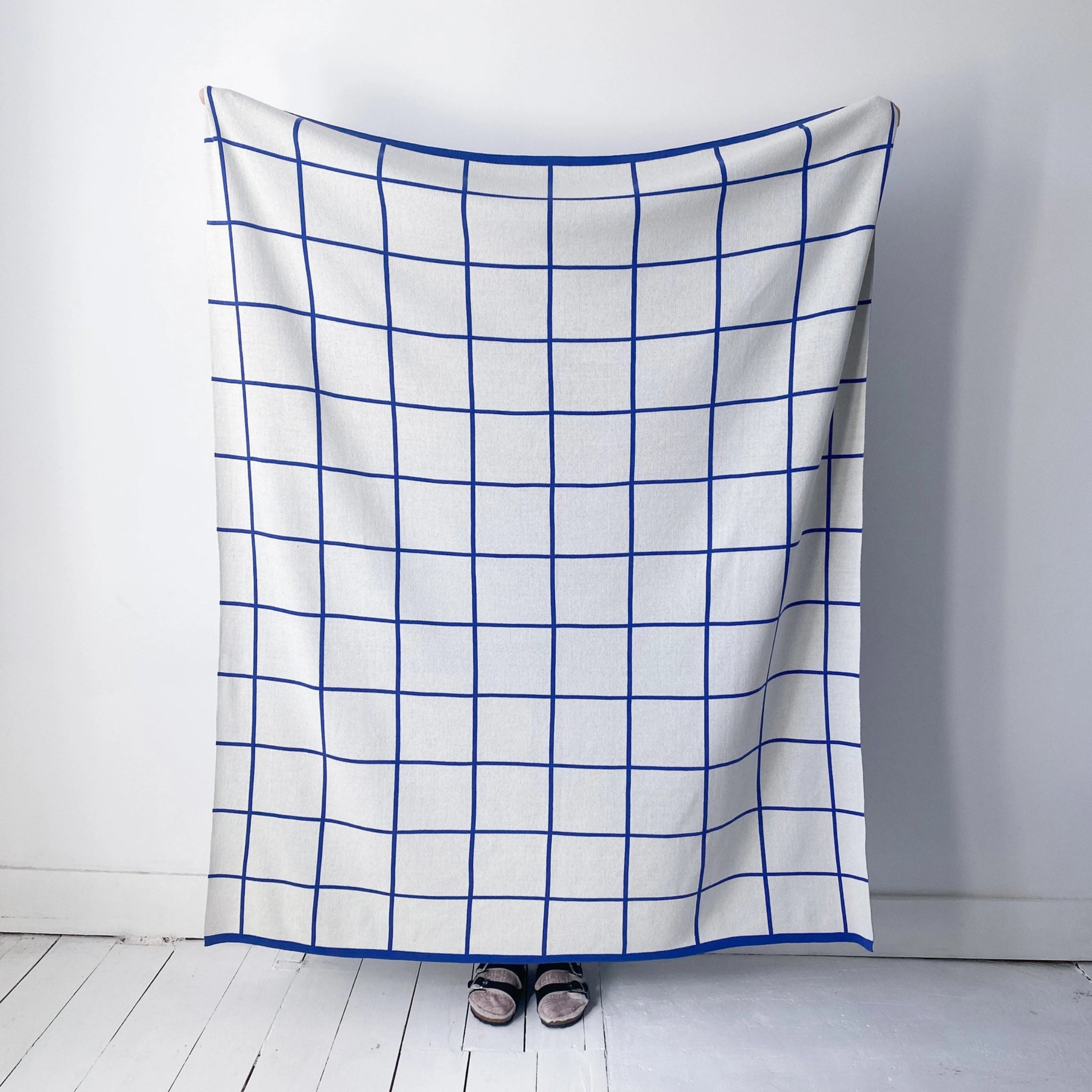 Sophie Home Grid Plaid Cobalt