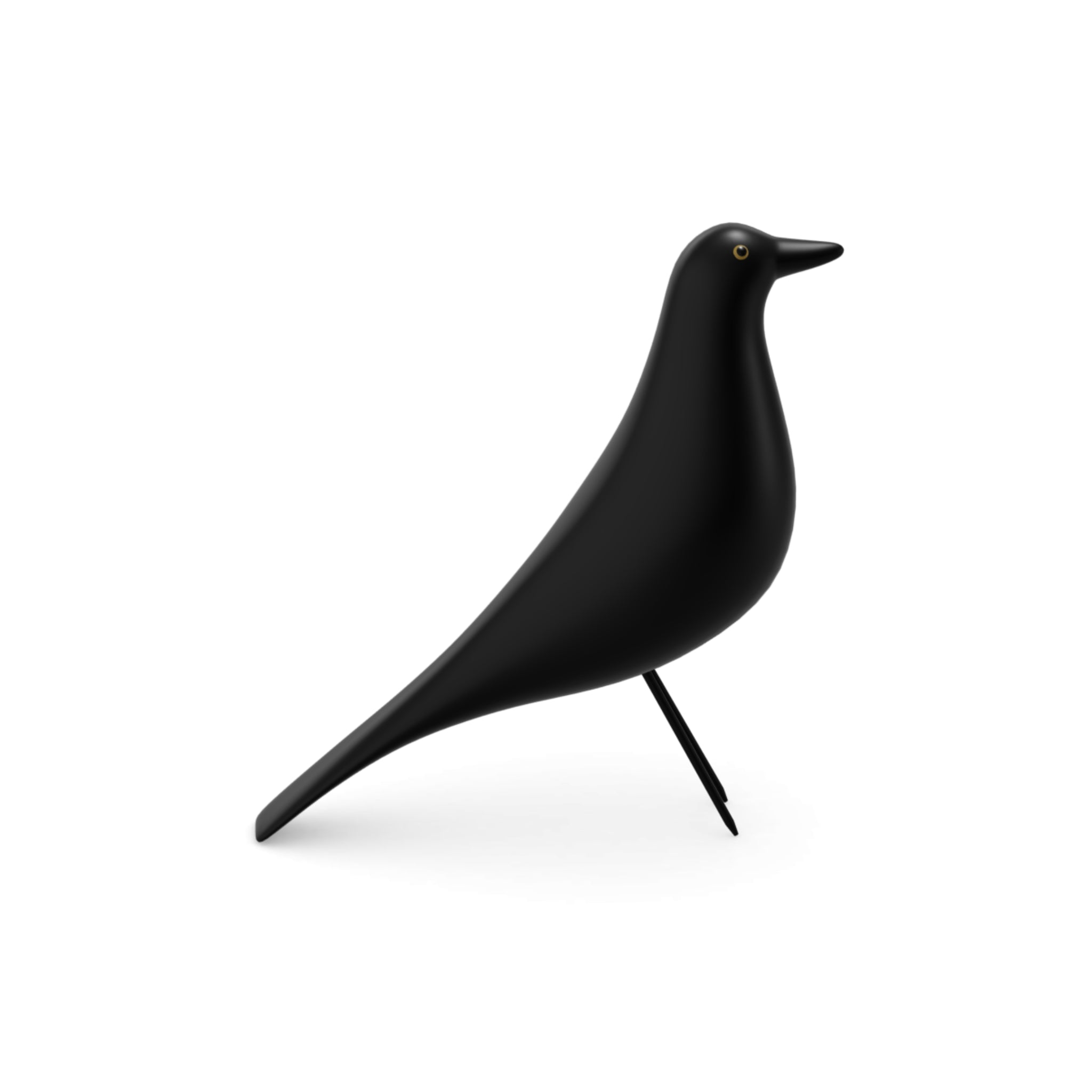 Vitra Eames House Bird Zwart Profiel